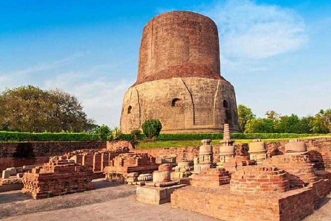 03 Days Buddhist Tour Varanasi Bodhgaya Rajgir Nalanda Form Delhi By Flight - Sarnath’s Stupas, Museums, and the Bharat Mata Temple in One Big Afternoon