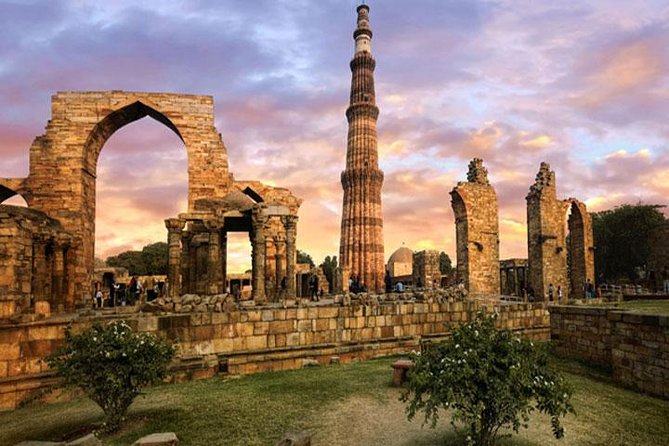 12 Days Golden Triangle with Jodhpur & Pushkar - Back in Delhi: Qutub Minar, Humayun’s Tomb, Lotus Temple, India Gate, Birla Mandir