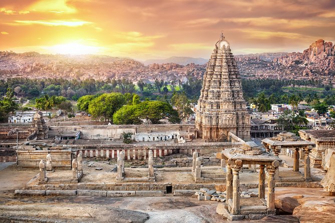 Adventurous & Classical India Curated Journey: South & Golden Triangle - Hampi’s Vijayanagara ruins: Mahanavami Dibba, Lotus Mahal, and Virupaksha Temple