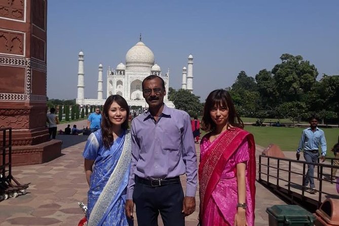 Agra private day tour by car from Delhi to Delhi - Taj Mahal: white marble, inlay work, and your 2-hour window
