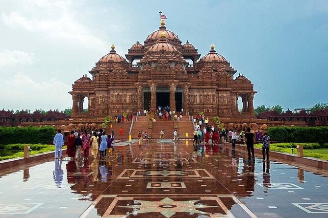 Akshardham Evening & Morning tour exhibition water fountain Show - Why Akshardham at night feels different than daytime