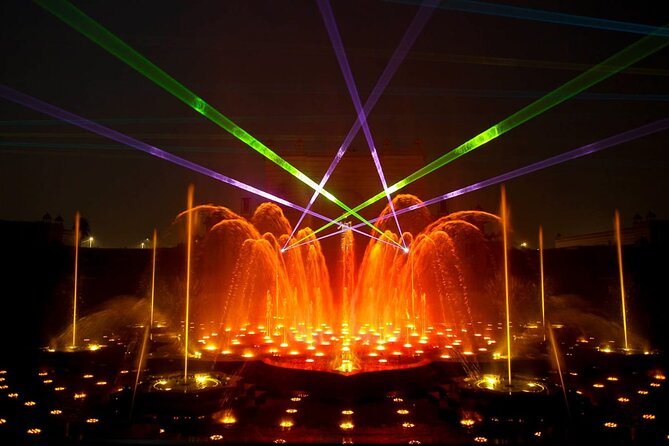 Akshardham Evening & Morning tour exhibition water fountain Show - Getting the best seats for the water, lasers, and music show after 7 PM