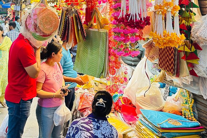 Customized Half Day and Full Day Delhi Shopping, Street Food Tour - INA Market in South Delhi: a permanent craft and textile bazaar
