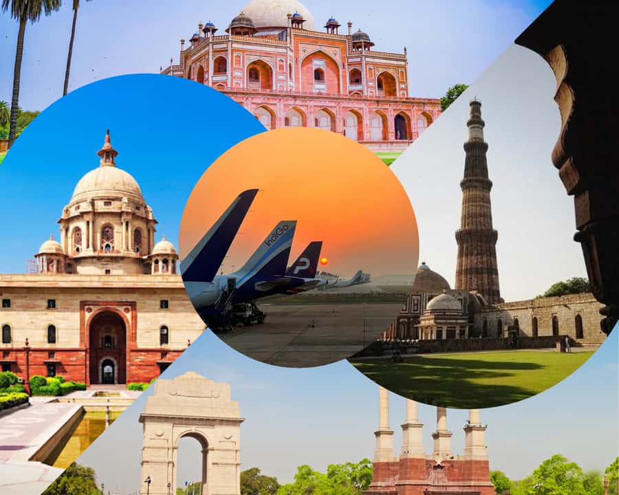 Delhi Airport: Private Layover New Delhi Tour By Car - India Gate and the photo drive past Parliament and Rashtrapati Bhavan