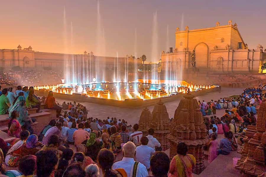 Delhi: Akshardham Temple Tour with Water & Light Show by Car - Neelkanth Darshan: A pilgrimage story with themes of faith