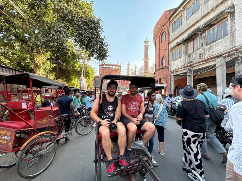 Delhi: Old and New Delhi Full or Half Day Guided Tour - Old Delhi Stops: Red Fort Outside, Jama Masjid, and the Chandni Chowk Experience