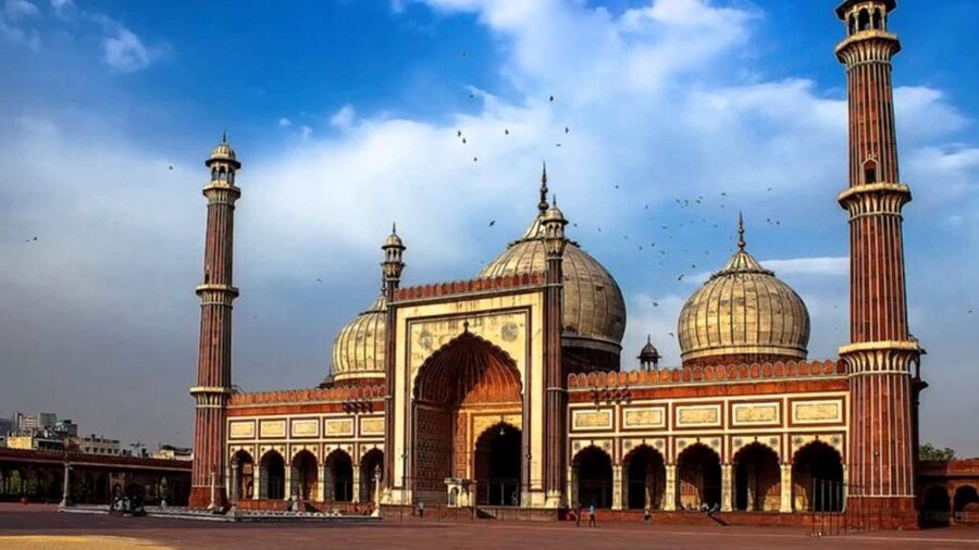 Delhi: Old and New Delhi One Day Tour - Old Delhi morning: Red Fort outside, Jama Masjid inside the flow