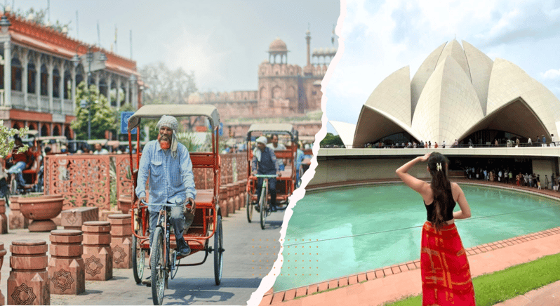 Delhi: Old & New Delhi Private Tour with Rickshaw Ride - Quick picks before you go