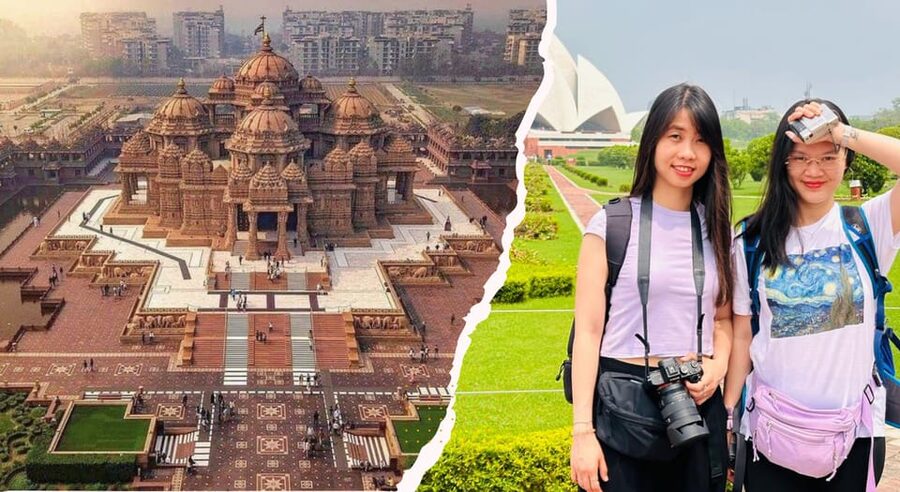 Delhi: Old & New Delhi Private Tour with Rickshaw Ride - Akshardham stop + a break: a helpful shift in pace