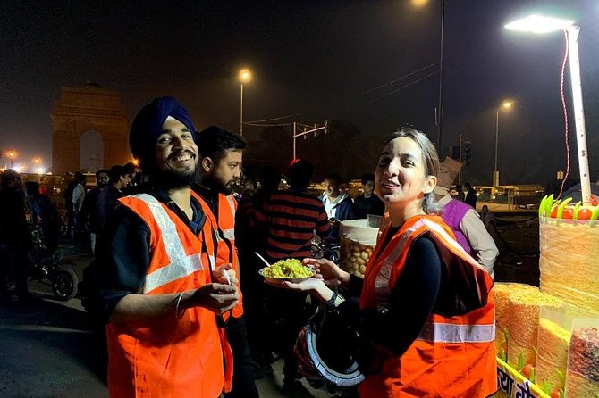 Delhi Starry Night Cycling Tour - Connaught Place snacks: where the ride ends