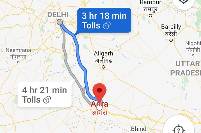Delhi to Taj Mahal and return - Transportation with Tour Guide. - AC chauffeur car: what you’re really paying for at $55