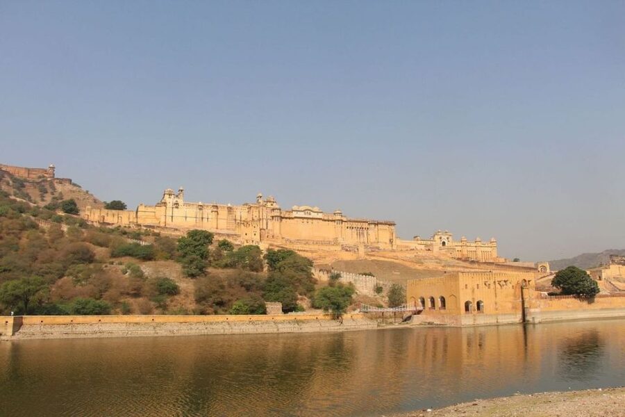 From Delhi: All-Inclusive Same-Day Jaipur Tour By Car Tour - Jal Mahal on Man Sagar Lake: a short stop with strong visual impact