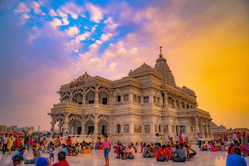 From Delhi: All-Inclusive Taj Mahal & Mathura Vrindavan Tour - Janam Bhumi and Banke Bihari Temple: Krishna-centered stops with focus