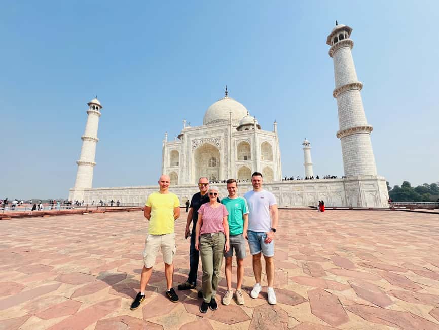 From Delhi: Sunrise Taj Mahal & Agra Tour with 5-Star Meal - From Delhi NCR to Agra: pickup that saves your energy