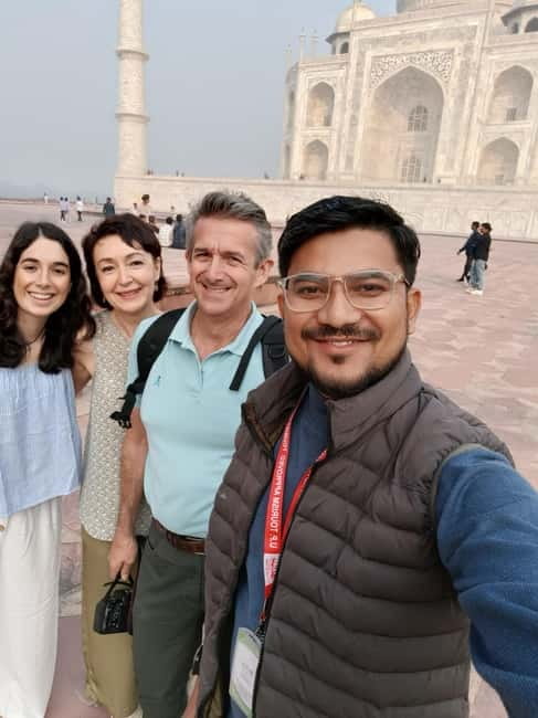 From Delhi: Sunrise Taj Mahal and Agra City Day Tour By Car - Skip-the-line entry plus a live guide: what that buys you