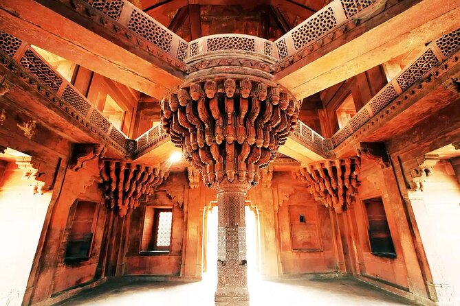 Glories of the Past-3 Day Tour to Delhi Agra Fatehpur-Taj & More - Mehtab Bagh at Sunset: Taj Views Without the Headline Chaos