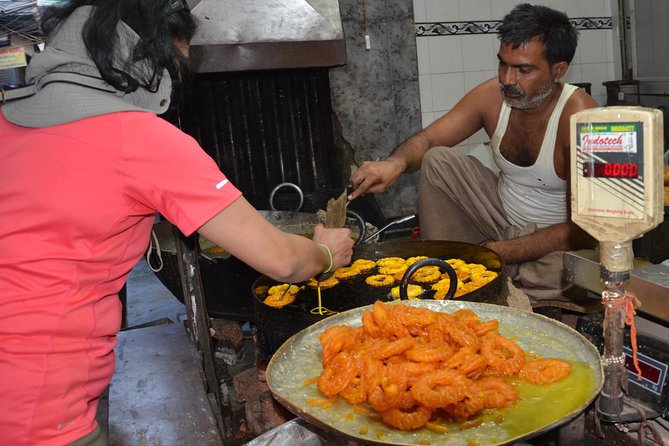 Half-Day Food Tour with Cycle Rickshaw ride to Masterji Kee Haveli - Khari Baoli spice market: where wholesale flavors start