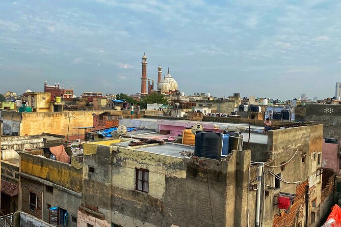 Half-Day Premium Classic Old Delhi Cycling Tour - Unity in Diversity - Pasar Chandni Chowk: the original half-moon square and morning movement