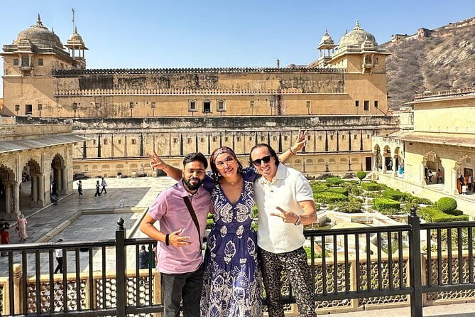 Jaipur Day Trip from Delhi by Private AC Car - Amber Palace: a hilltop fortress with mirrors and big views