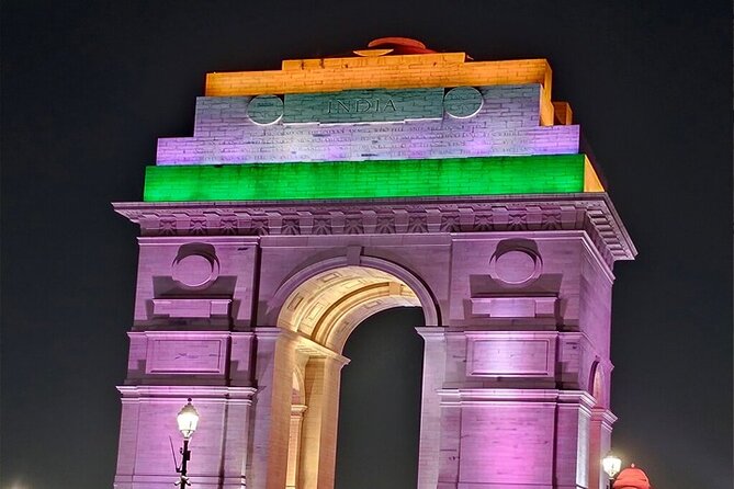 Night View of Delhi Tour - 4 Hrs - The Pickup + AC Car Advantage in Delhi Traffic