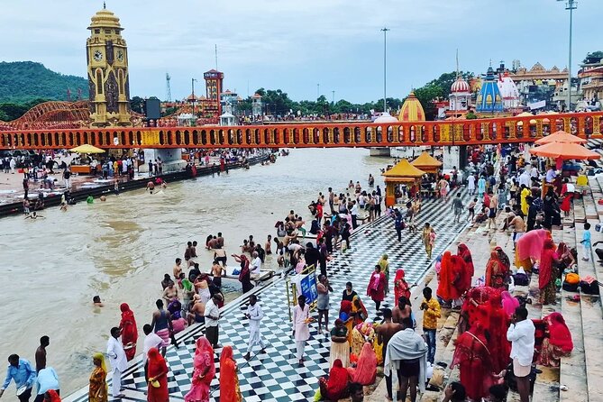 Private Day Trip to Haridwar and Rishikesh from Delhi - Rishikesh Bridges: Lakshman Jhula and Ram Jhula Over the Ganga