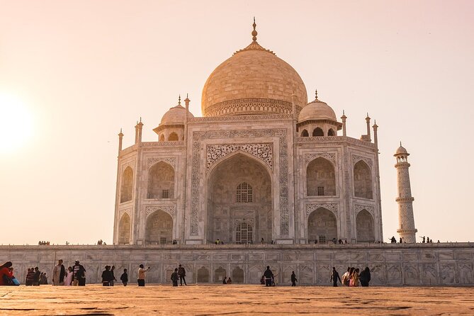 Private Skip the line Taj Mahal Sunrise Trip From Delhi By Car (All Inclusive) - The Taj Mahal at sunrise: what the skip-the-line actually buys you