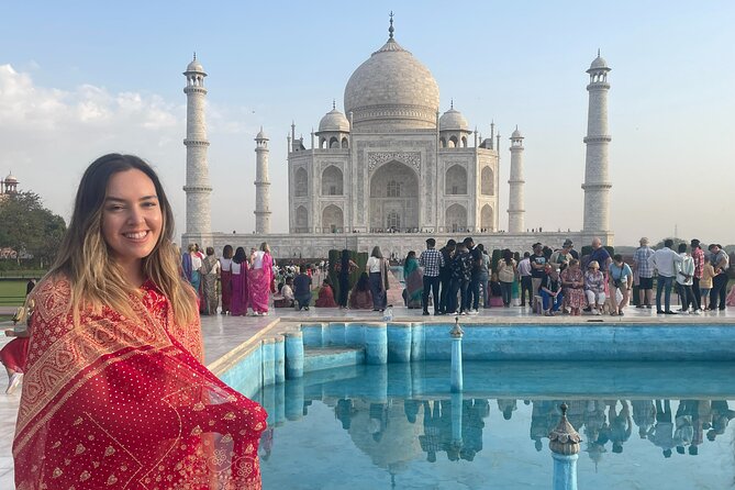 Private Taj Mahal & Agra Day Tour from Delhi by Express Train - Taj Mahal With a Guide: Tickets, Timing, and Photo Strategy