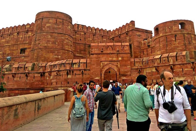 Private Taj Mahal & Agra Fort Tour from Delhi by Car - Mehtab Bagh Sunset Point: The back-view add-on that changes your perspective