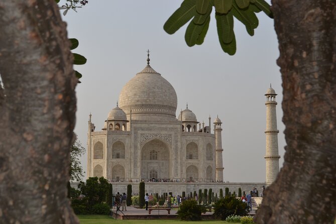 Same Day Agra Taj Mahal Tour by Express Train From Delhi - Agra Fort after the Taj: red sandstone, big scale, UNESCO context