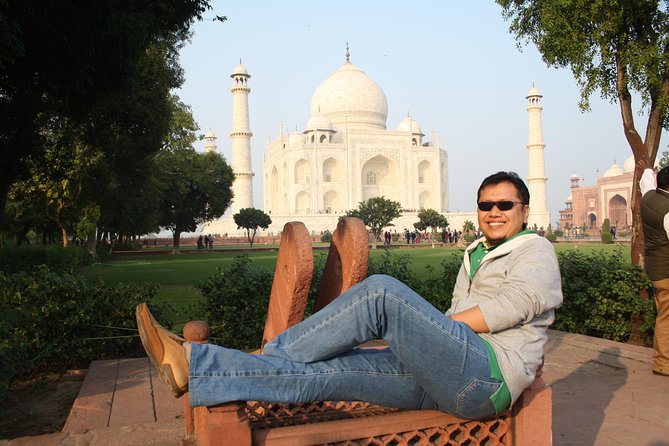 Same Day Taj Mahal & Agra Fort Tours ( Delhi- Agra-Delhi ) - Taj Mahal at 8:30AM: your guide, the love story, and photo time