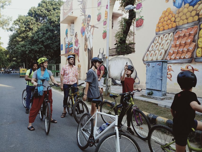 South Delhi: 3.5-Hour Private Bike Tour with Masala Dosa - Where the ride starts: YMCA, neon bikes, and a no-drama setup