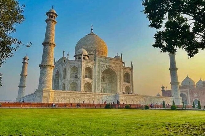 Taj Mahal Full Day Private Tour By Gatimaan Express - Mehtab Bagh: a garden stop with Taj views