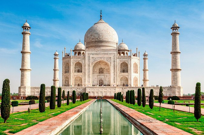 Taj Mahal Same Day Tour by Fast Track to the Taj - Mehtab Bagh Across the Yamuna: A Viewpoint Break