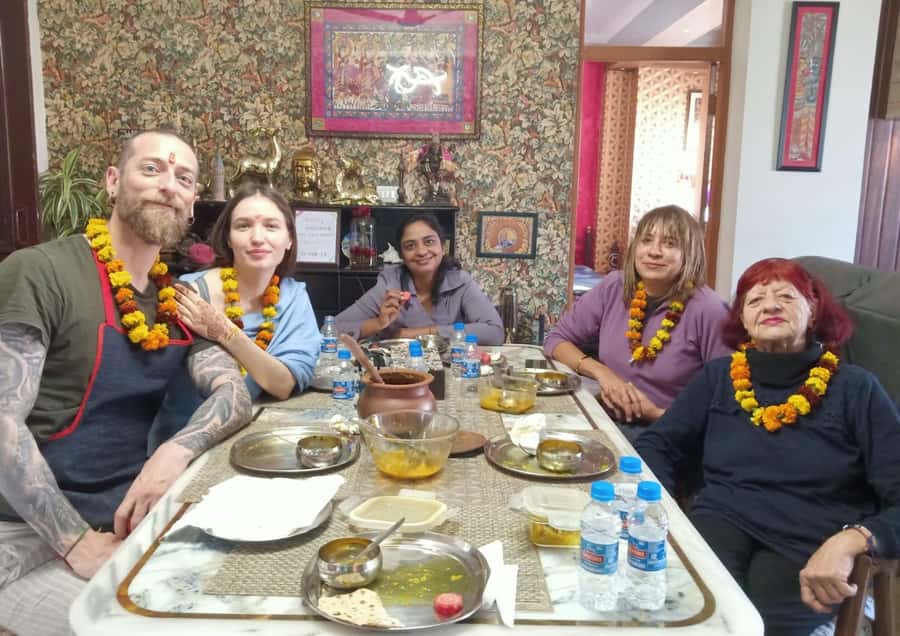 Talk & Enjoy with Delhi locals at their home while Cooking - The 3-course table: food, dessert, and how the evening ends